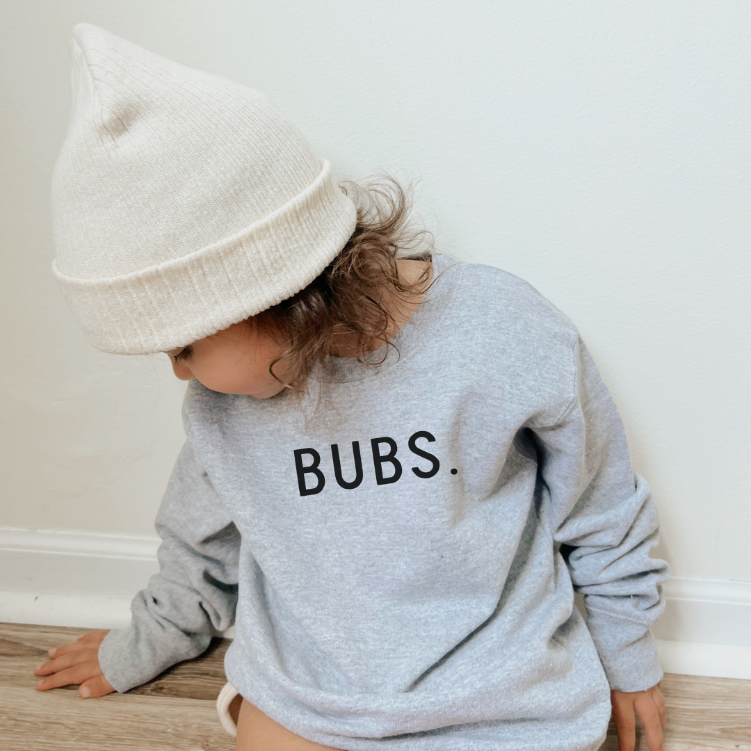 BUBS. Pullover Sweatshirt