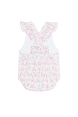 Butterflies Print Ruffle Bubble