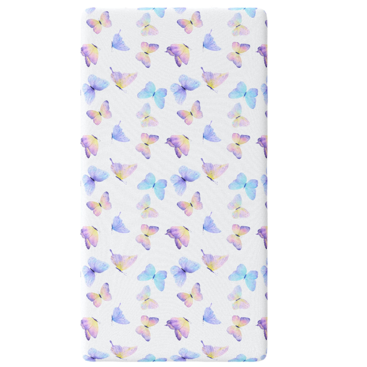 Fitted Crib Sheet - Butterfly