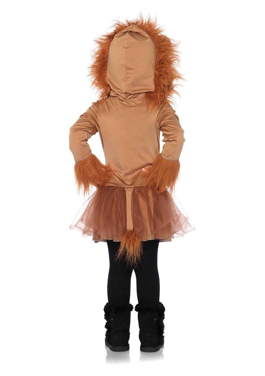 Girl's Cuddly Lion Costume