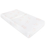 Changing Pad Cover | Cradle Sheet - Dusty Pink Raindrops