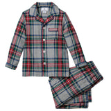 Kid's Brushed Cotton Pajama Set in Westminster Tartan