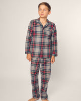 Kid's Brushed Cotton Pajama Set in Westminster Tartan