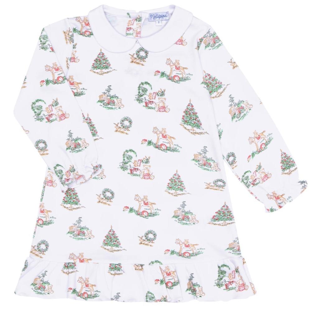 Christmas Toile Long Sleeve Playtime