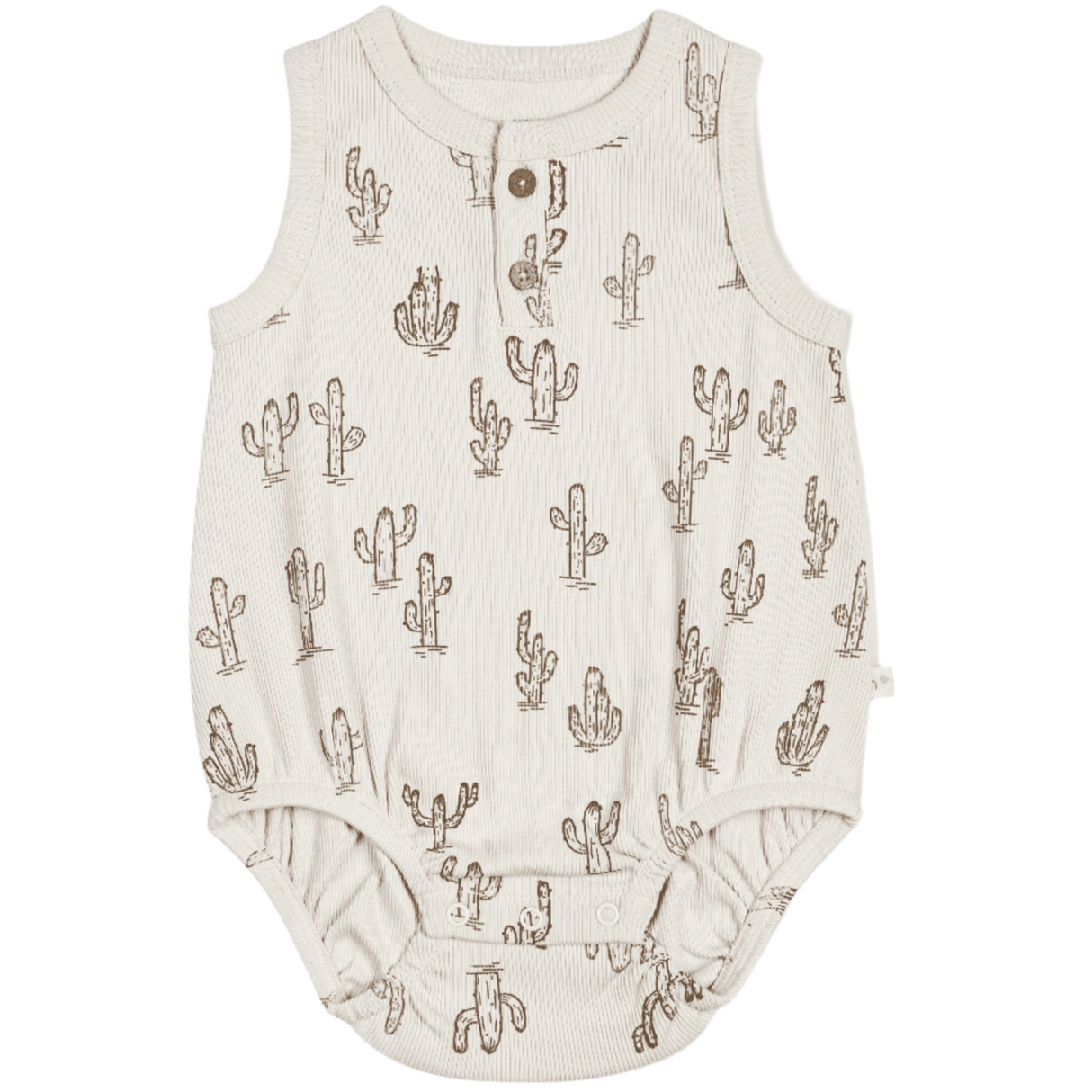 Organic Baby Bubble Onesie - Cactus