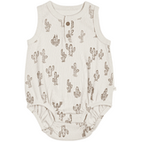 Organic Baby Bubble Onesie - Cactus