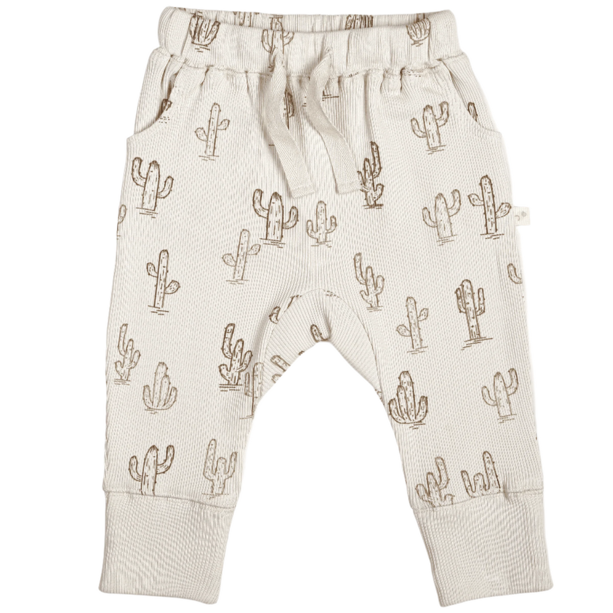 Organic Baby Toddler Harem Pants - Cactus