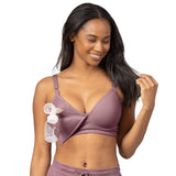 Signature Sublime® Contour Hands-Free Pumping & Nursing Bra | Twilight - HoneyBug 