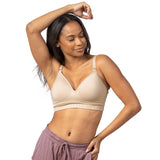 Signature Sublime® Contour Hands-Free Pumping & Nursing Bra | Beige - HoneyBug 