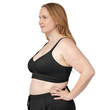 Signature Sublime® Contour Hands-Free Pumping & Nursing Bra | Black - HoneyBug 