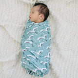 Muslin Swaddle Blanket Oh So Soft Crane - HoneyBug 