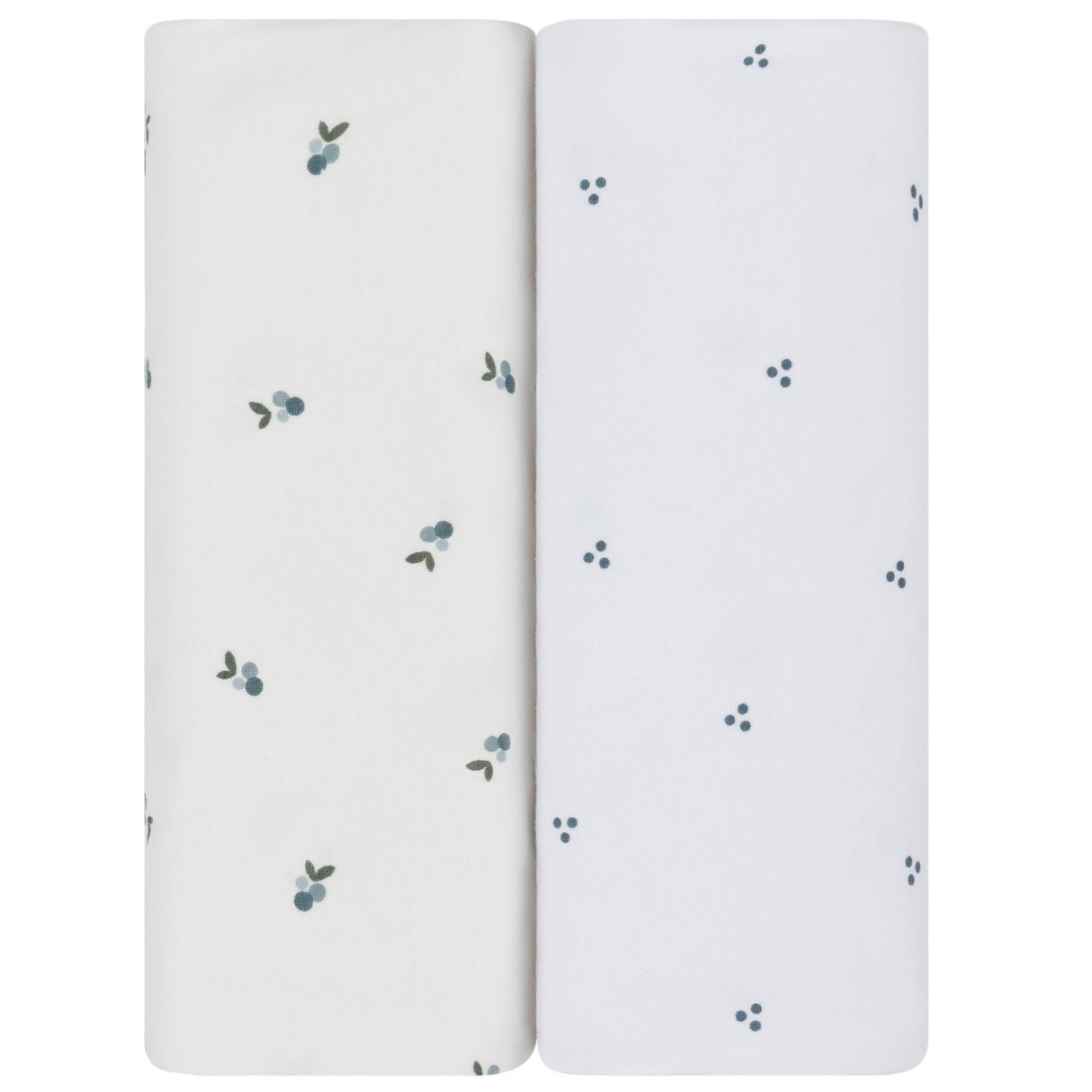 Waterproof Bassinet Sheet Set - Blue Berry