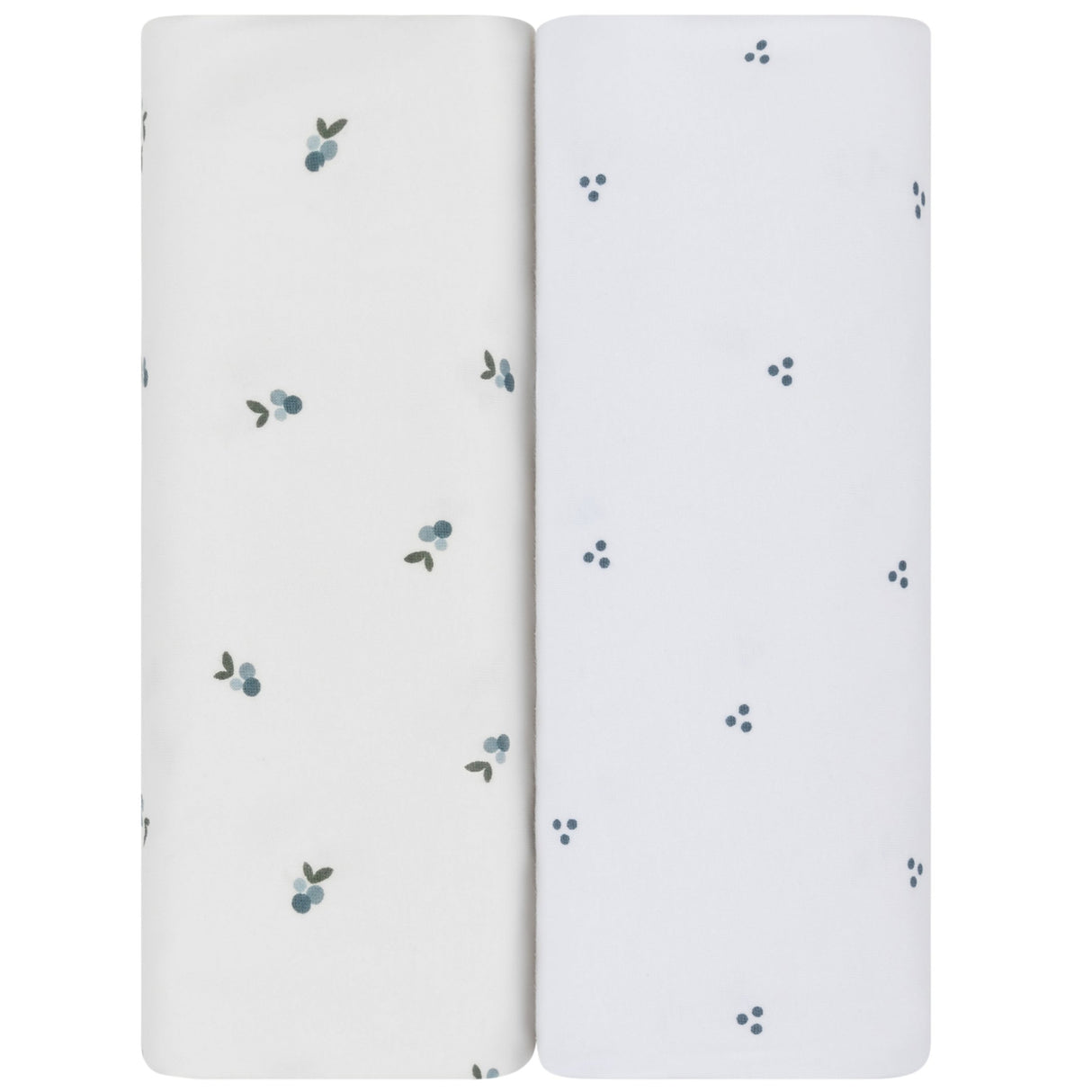 Waterproof Changing Pad Cover | Cradle Sheet Set - Blue Berry