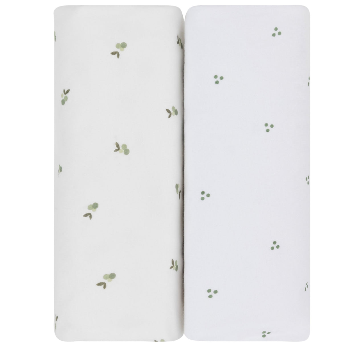 Waterproof Bassinet Sheet Set - Sage Berry