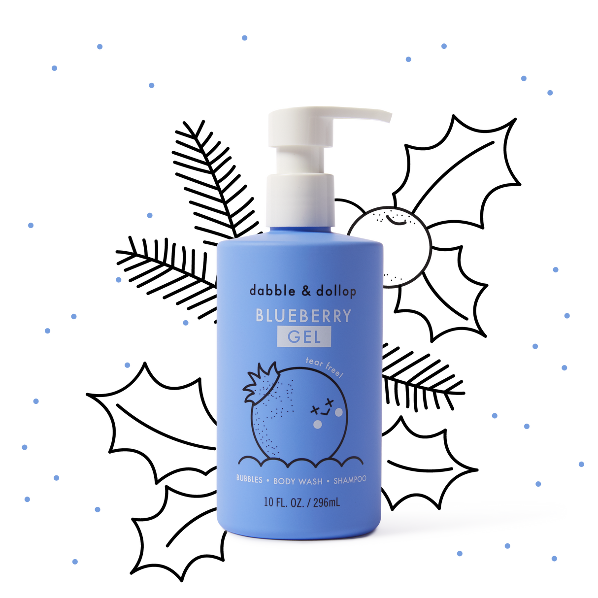 Tear-Free Blueberry Shampoo & Body Wash - HoneyBug 