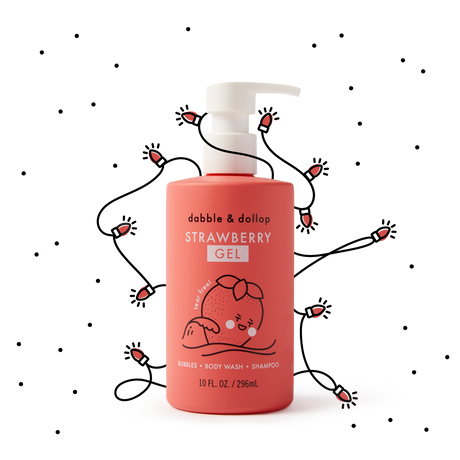 Tear-Free Strawberry Shampoo & Body Wash - HoneyBug 