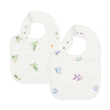 Fish & Turtle Bib Set