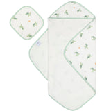 Turtle Hooded Towel Set - HoneyBug 