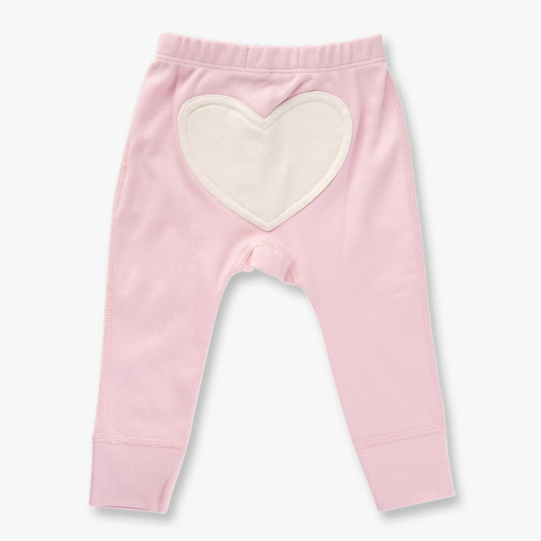 Dusty Pink Heart Pants