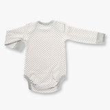 Dove Grey Long Sleeve Bodysuit