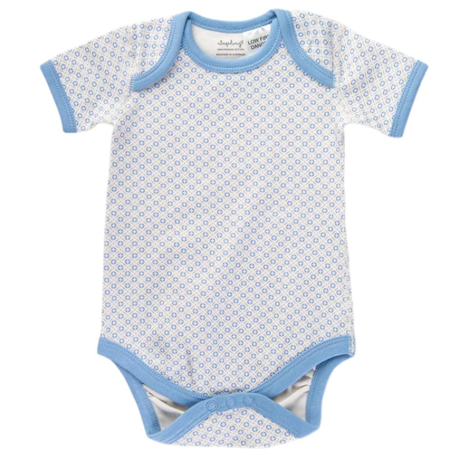 Little Boy Blue Short Sleeve Bodysuit