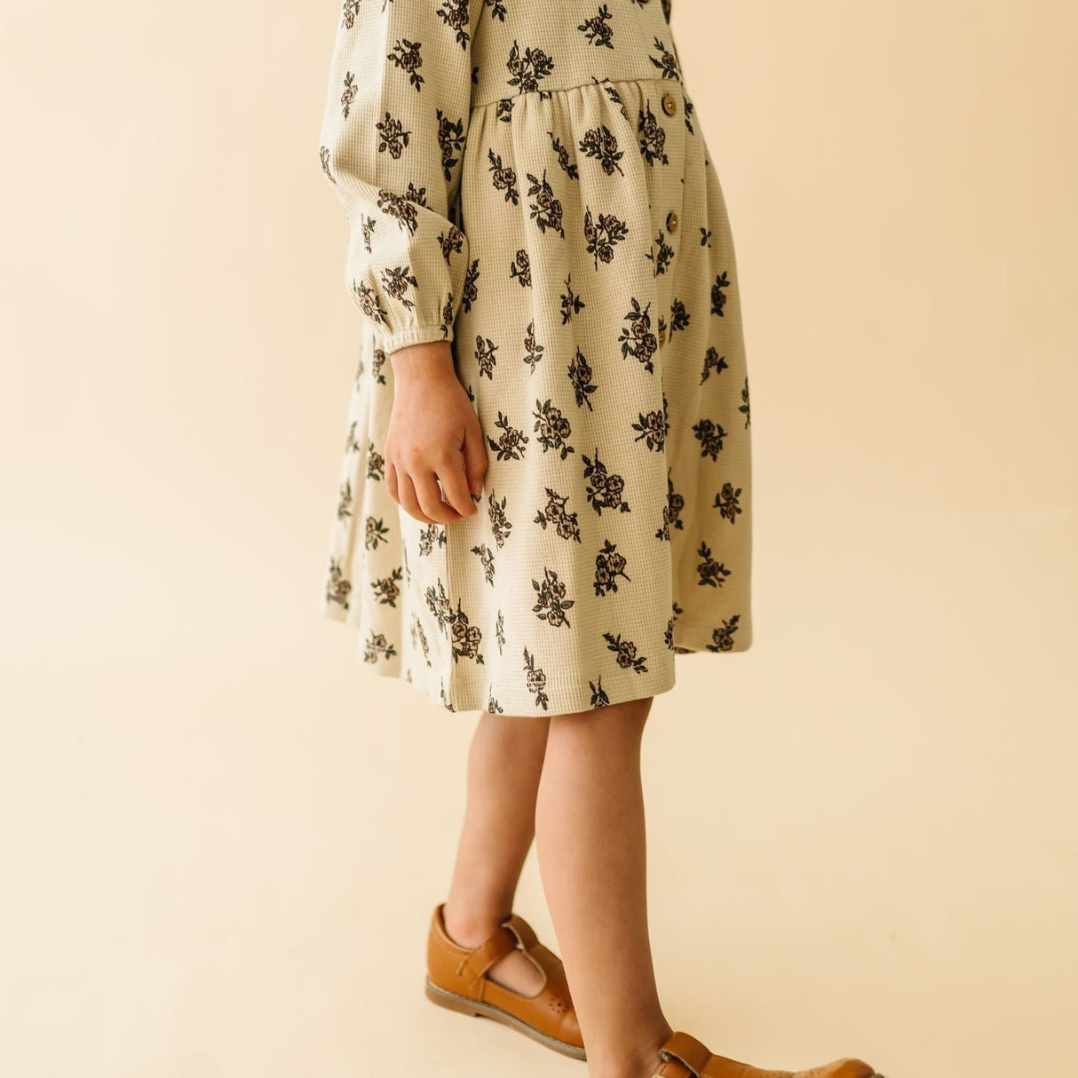 Organic Collared Dress - Posy