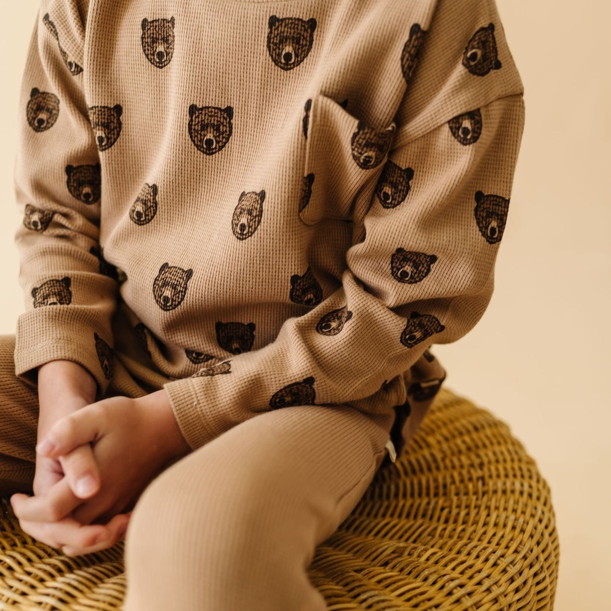 Organic Long Sleeve Tee & Pant Set - Wild Bear