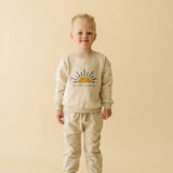 Organic Fleece Sweatshirt - My Little Sunshine