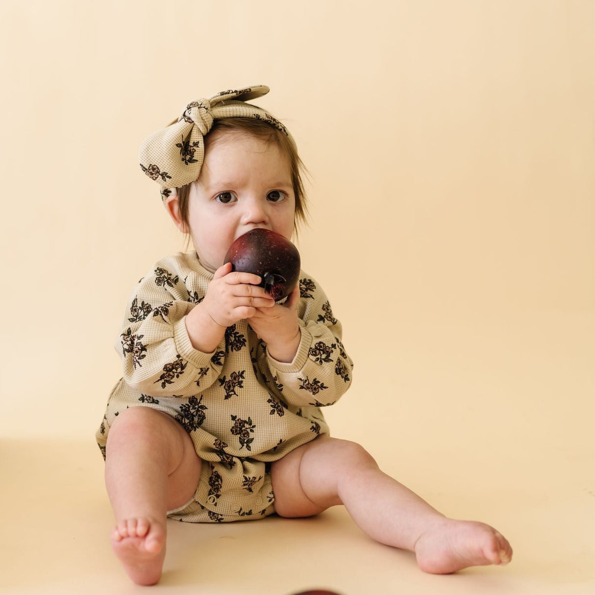 Organic Bubble Romper - Posy