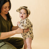 Organic Bubble Romper - Posy