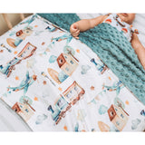 Premium Baby & Toddler Minky Blanket - Planes, Trains, Automobiles