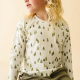 Organic Long Sleeve Tee & Pant Set - Alpine