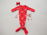 Knotted Baby Gown - XO