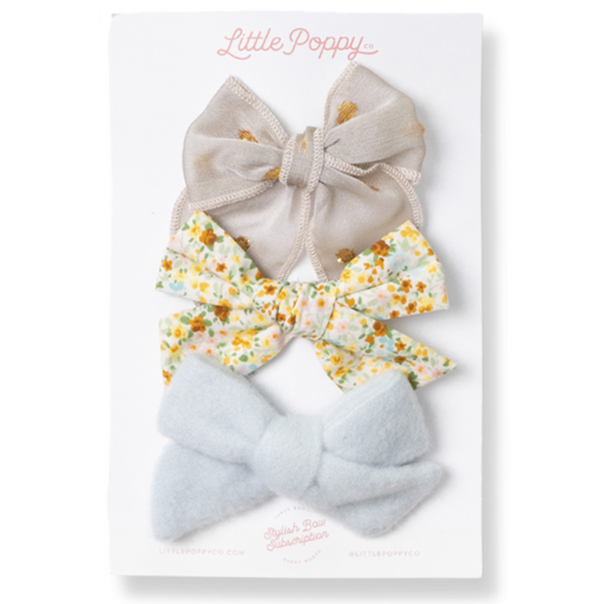 The Natasha Bow Clip Set