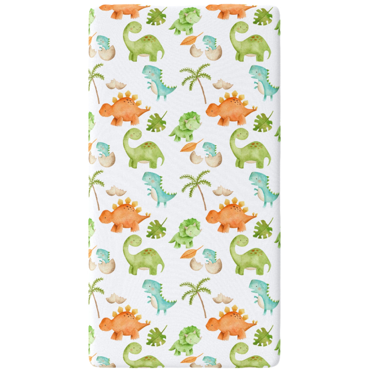 Fitted Crib Sheet - Dinosaurs