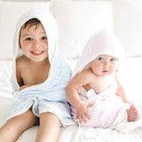 Blue Wave Hooded Towel Set - HoneyBug 