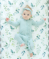 Fitted Crib Sheet - Eucalyptus