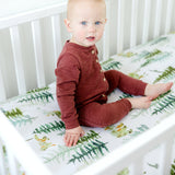 Fitted Crib Sheet - In The Woods