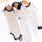 Sailboat Romper with Collar