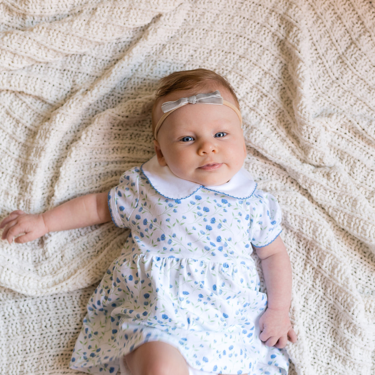 Arabella Blue Floral Dress