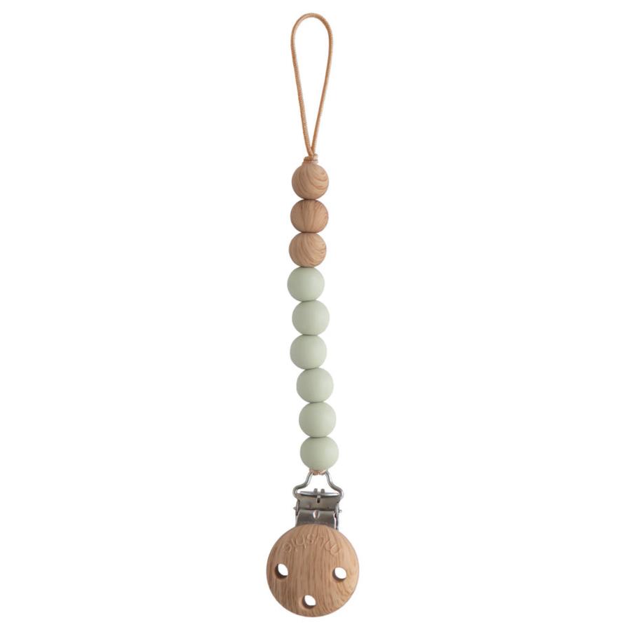 Silicone Pacifier Clip | Eva - Sage