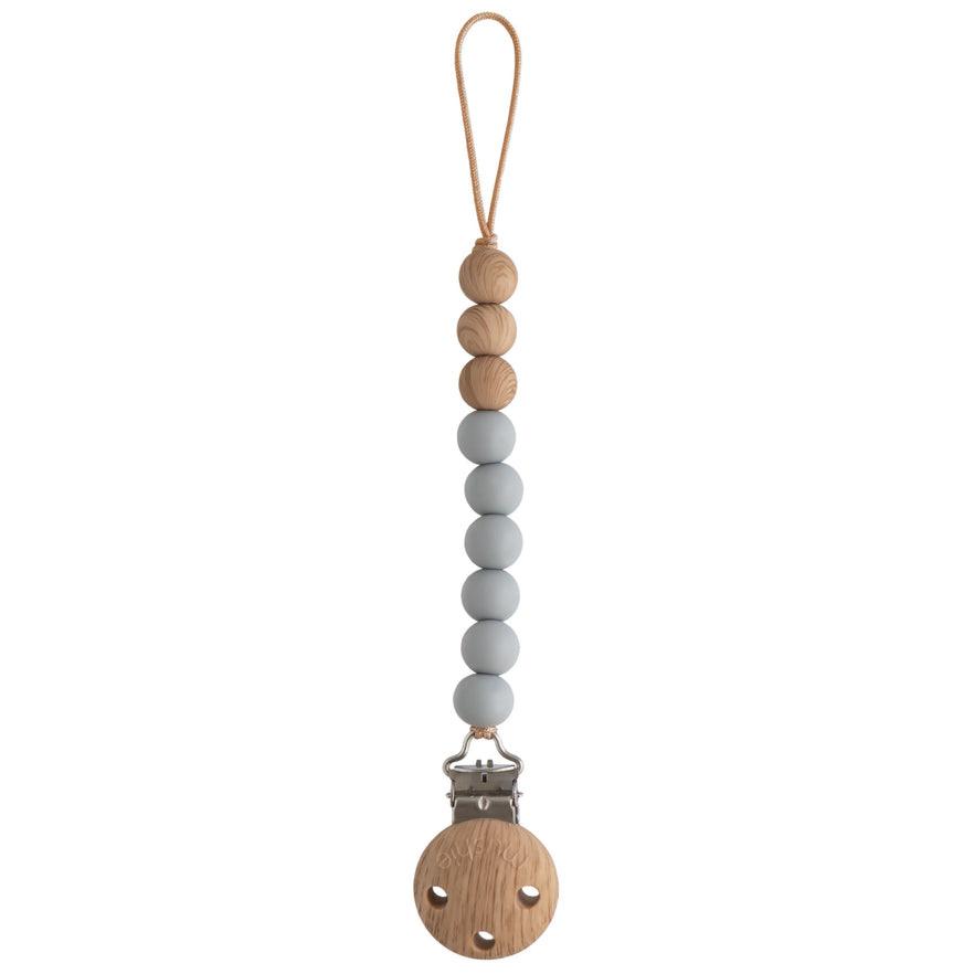 Silicone Pacifier Clip | Eva - Stone