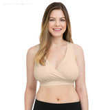 French Terry Racerback Nursing & Sleep Bra | Beige - HoneyBug 