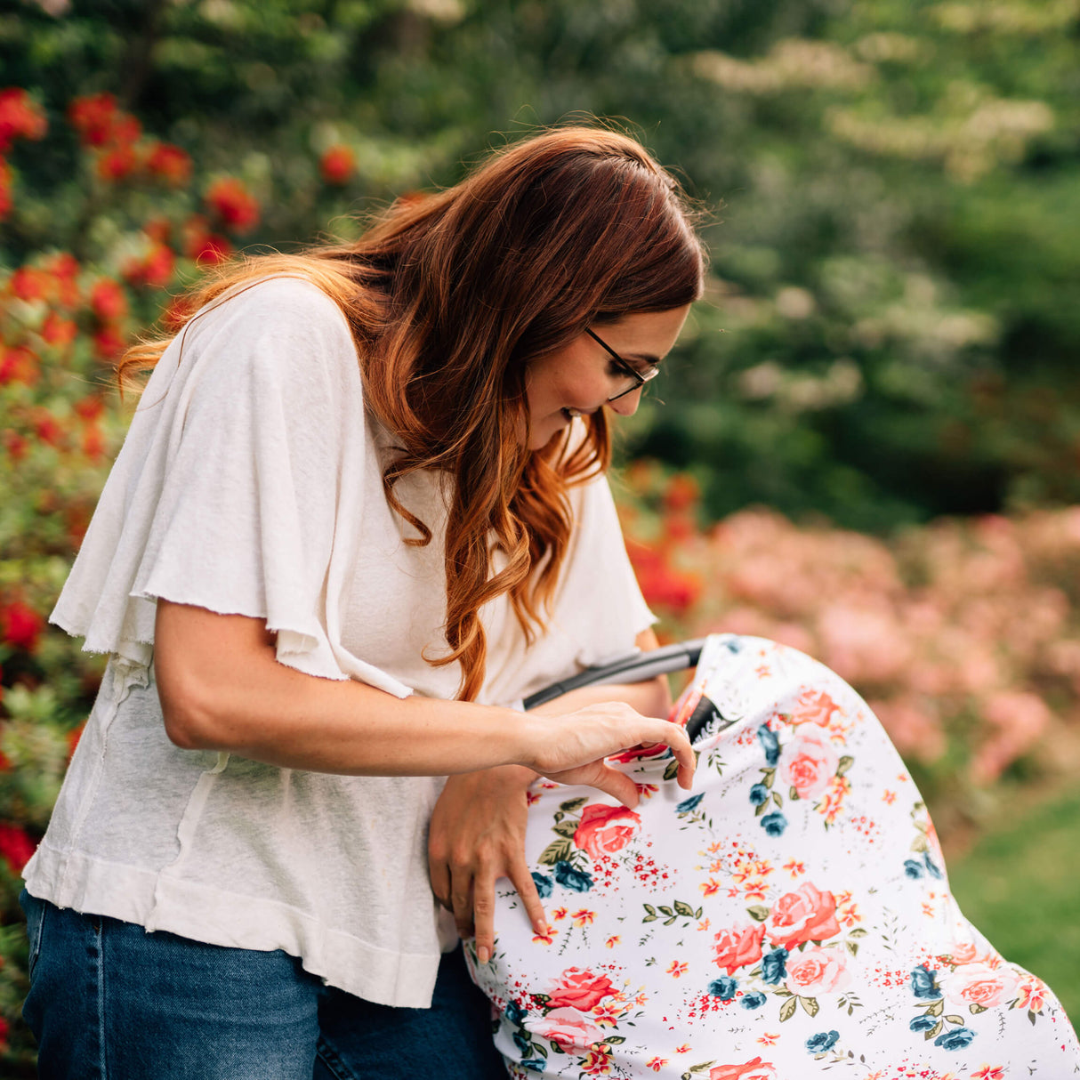 FRENCH FLORAL COVER by Milk Snob - HoneyBug 