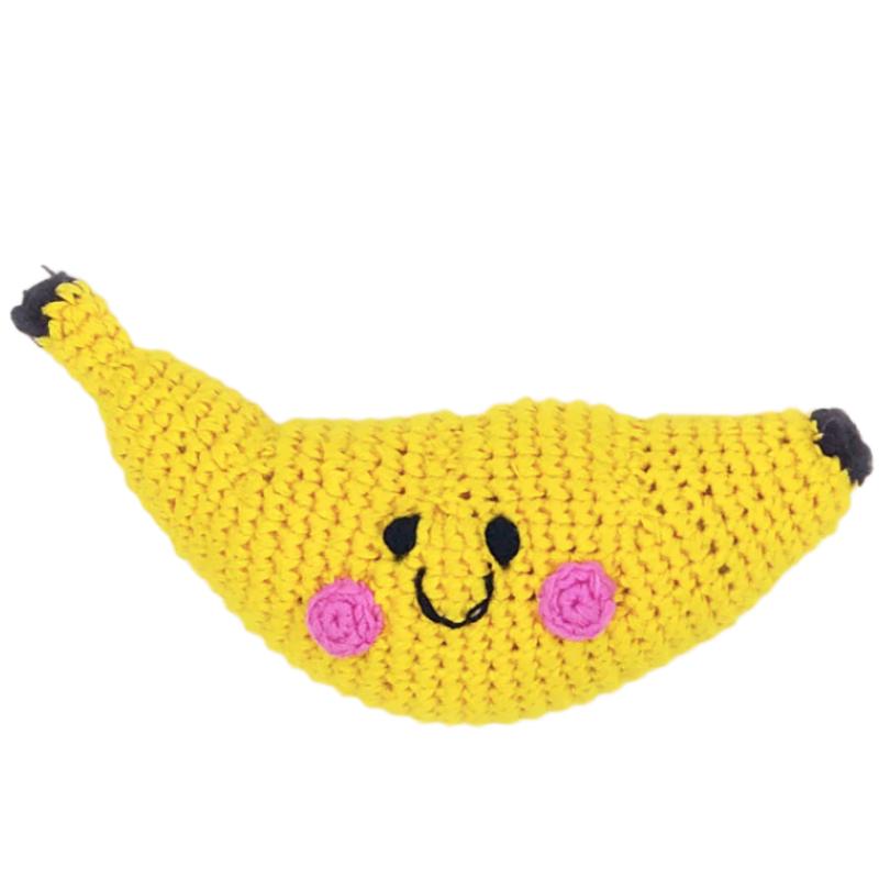 Pretend Play Food Rattle - Yellow Banana