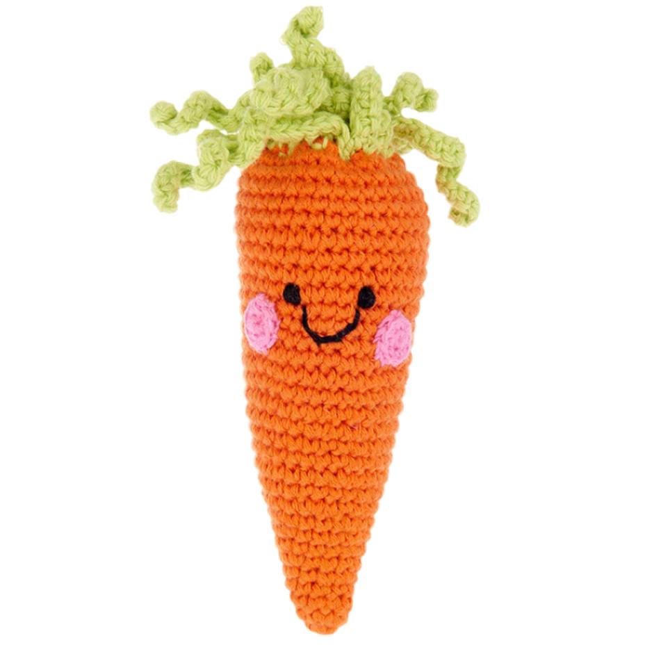 Pretend Play Food Rattle -  Carrot