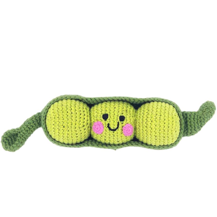 Friendly Peapod Rattle