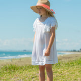 White Tassel Time Beach Dress - HoneyBug 