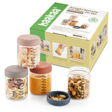 Haakaa Sealed Glass Storage Jar Set