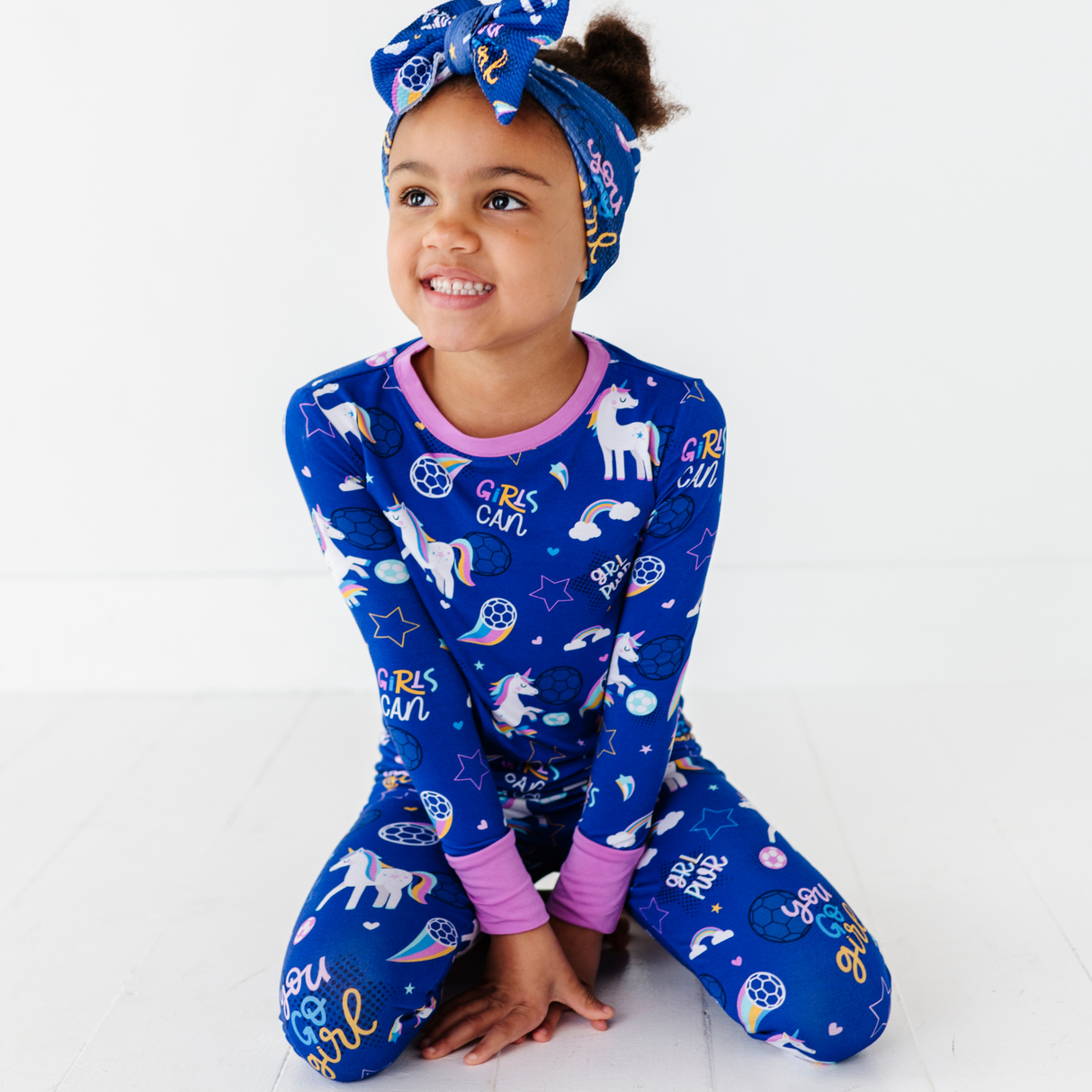 Unicorn Goals Toddler/Big Kid Pajamas